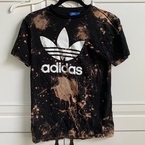 Blacked adidas shirt